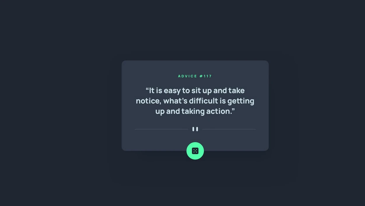 Advice Generator App